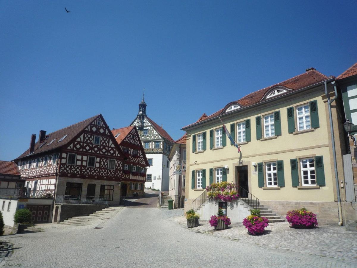 Hotel Drei Kronen Burgkunstadt Exterior foto